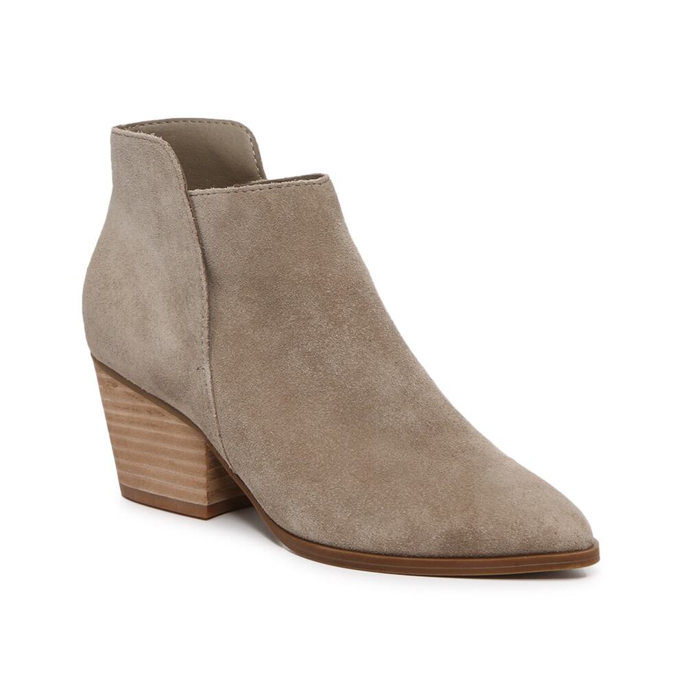 Dolce Vita Daine Bootie in Sage Size 11 Taupe Tan Grey Suede Ankle Boot Classic - Picture 2 of 13